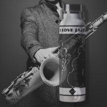 Botella de agua de banda de Jazz