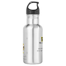 Botella de agua de Ben de los estudios del barril