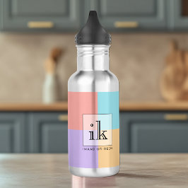 Botella de agua de bloque de color personalizado |