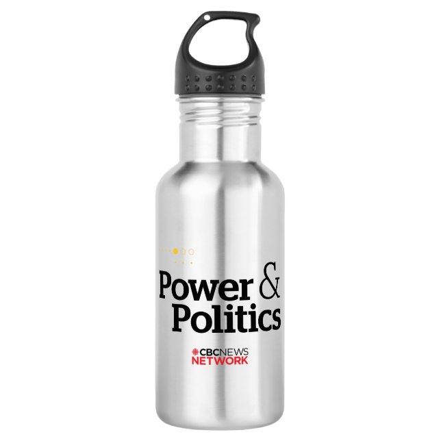 Botella de agua de CBC Power & Politics (Anverso)