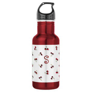 Botella de agua de cerezas
