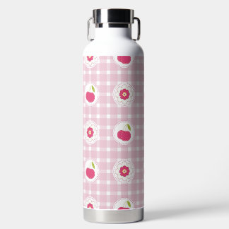 Botella de agua de cerezo picnic