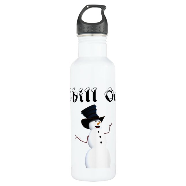 Botella de agua de Chill Out (Anverso)