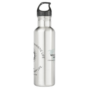 Botella de agua de citas de vida misionera