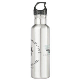 Botella de agua de citas de vida misionera