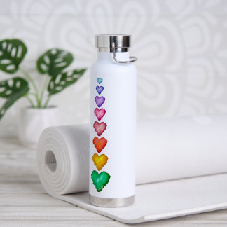 Botella de agua de color acuático KiniArt