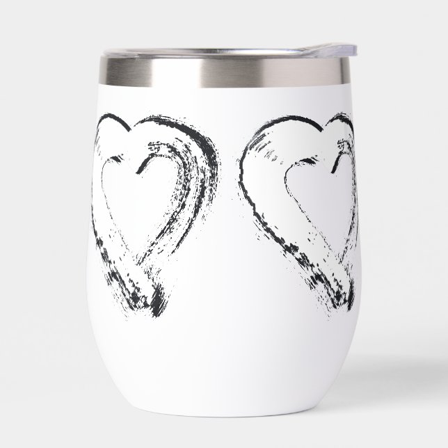 Botella de agua de corazón de nieve Tumbler Conos  (Izquierdo)