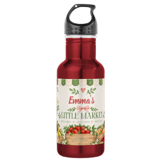 Botella de agua de cumpleaños Little Farmers Marke