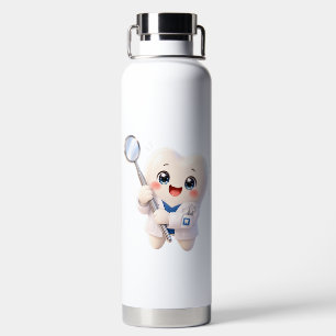 Botella de agua de dentista con diente lindo Reg