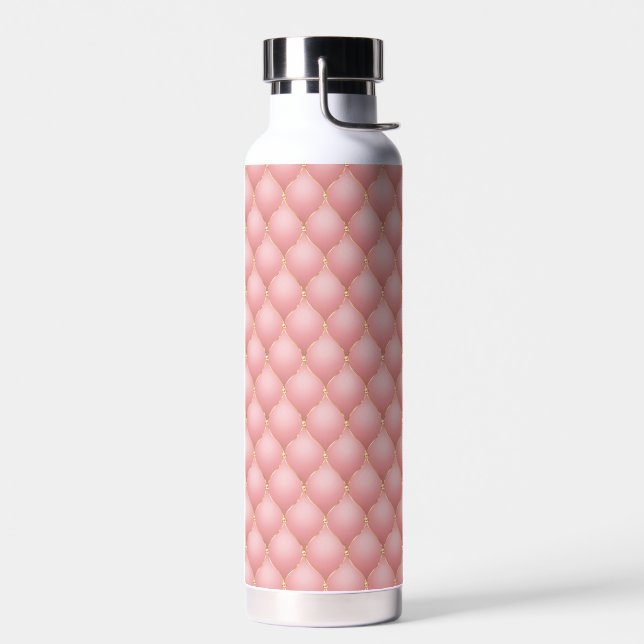 Botella de agua de diamante rosa rosa rosa de lujo (Izquierdo)