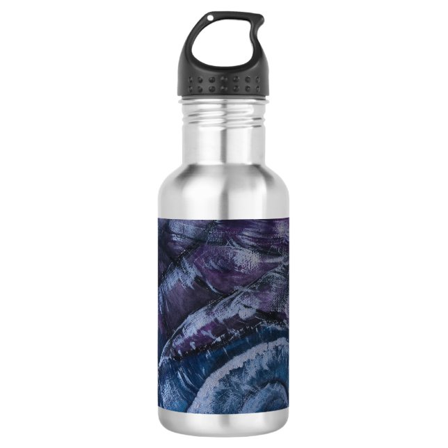 BOTELLA DE AGUA DE DISEÑO ARTÍSTICO DE PAULA REILL (Anverso)