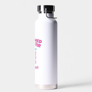 Botella de agua de diseño de código QR cristiano