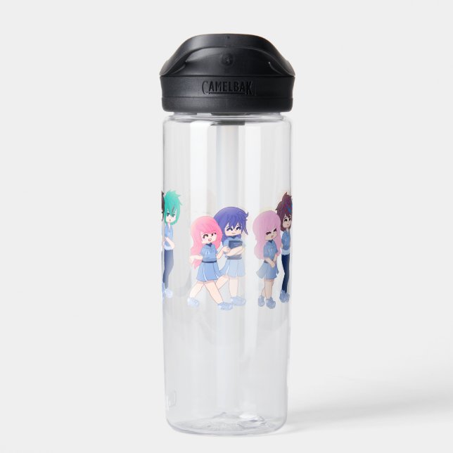 Botella de agua de diseño oficial de Wingz (Atrás)