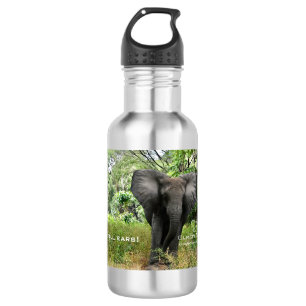 Botella de agua de elefante africano