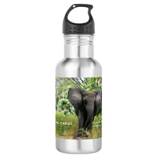 Botella de agua de elefante africano