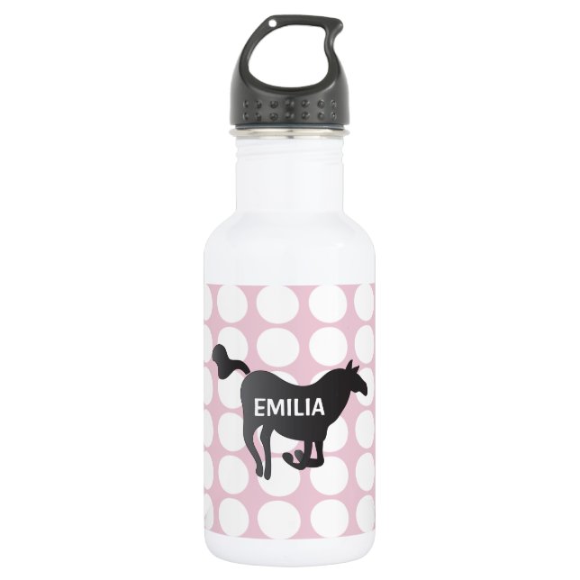 Botella de agua de encargo con los puntos, el (Anverso)