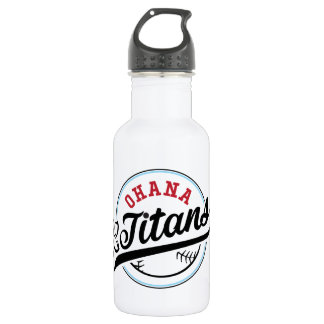 Botella de agua de encargo de los titanes de Ohana