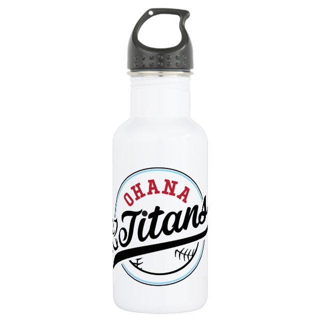 Botella de agua de encargo de los titanes de Ohana (Anverso)