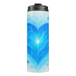 Botella de agua de energía Corazón Azul – Poder es