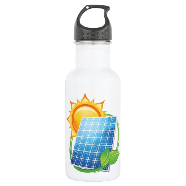 Botella de agua de energía solar (Anverso)
