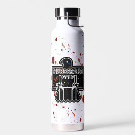 botella de agua de envoltura de pintura con bandej