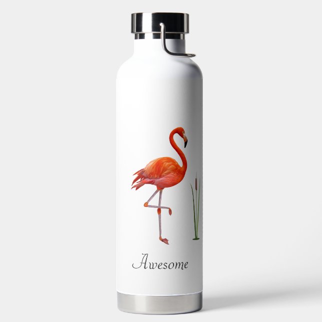 Botella de agua de flamenco hermoso (Izquierda)