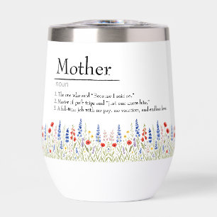 Botella de agua de flores silvestres - regalo idea