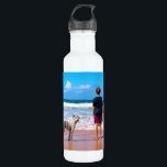 Botella de agua de fotos personalizado con diseño<br><div class="desc">Botella de agua fotográfica personalizado - Haz tu propio diseño - Familia personalizada / amigos / Mascotas o regalo personal de borras de agua - Agrega tu foto / texto / nombre - Redimensiona y mueve o elimina y agrega elementos / texto con herramienta de personalización ! Puede transferir este...</div>