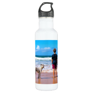 Botella de agua de fotos personalizado con diseño 