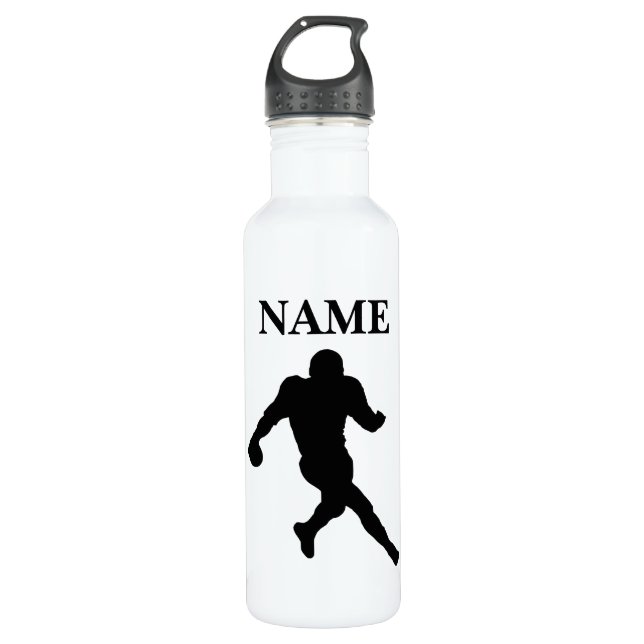 Botella de agua de fútbol personalizado (Anverso)