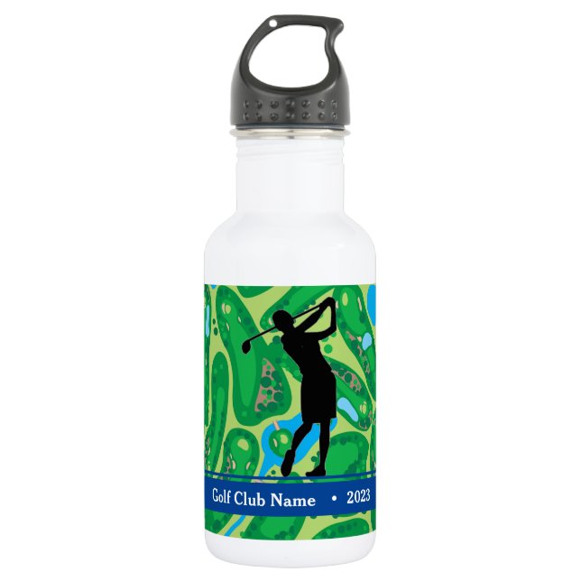 Botella de agua de golf para mujeres personalizare (Anverso)