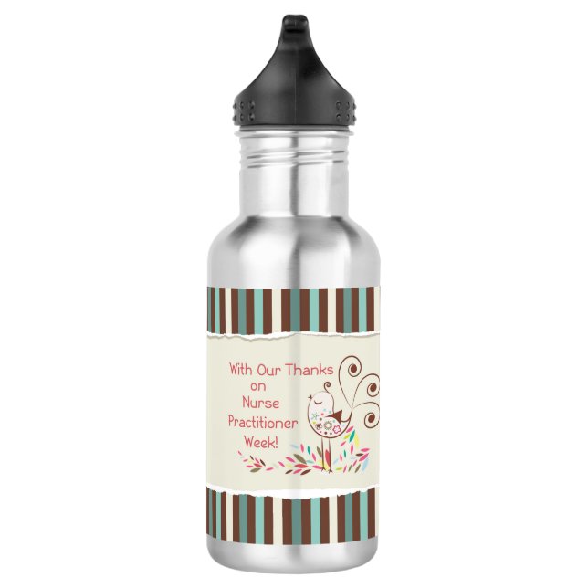 Botella De Agua De grupo, feliz semana de enfermeras practicantes (Derecha)