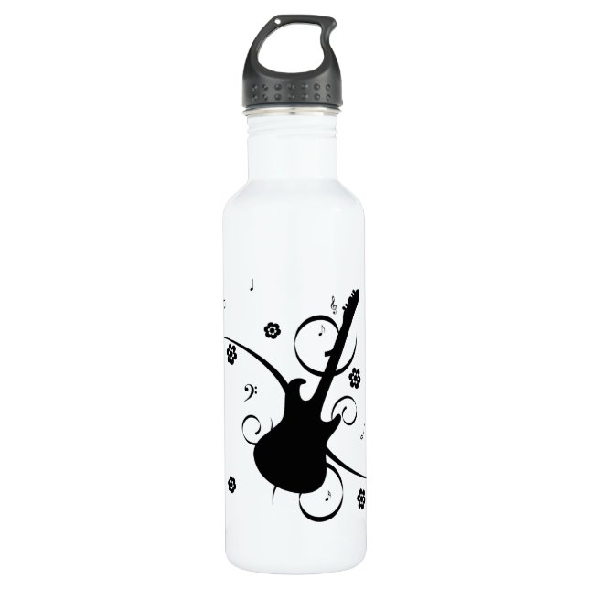 Botella de agua de guitarra (Anverso)