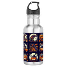 Botella de agua de Halloween