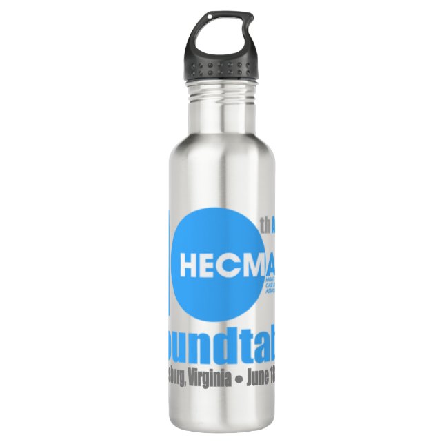 Botella de agua de HECMA (Anverso)