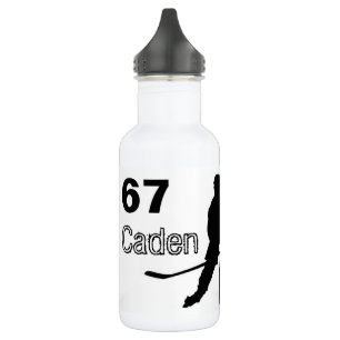 Botella de agua de hockey personalizada