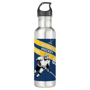 Botella de agua de hockey personalizada