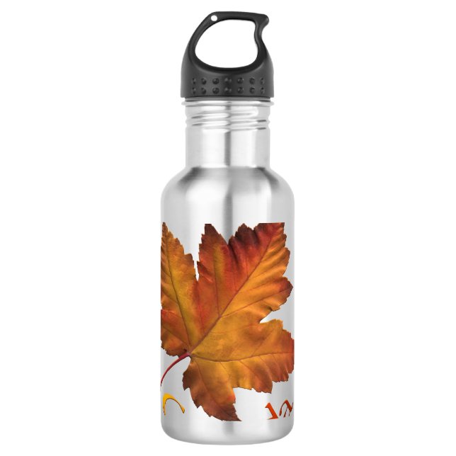 Botella de agua de hojas de arce de Canadá Souveni (Anverso)