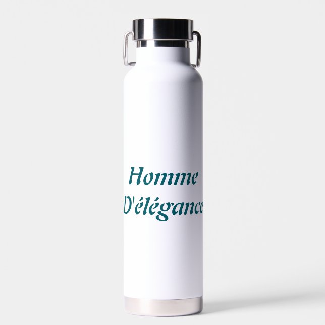 Botella de agua de Homme D'élégance (Delantero)