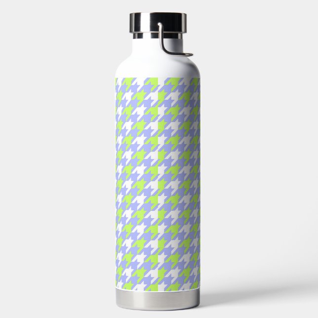 Botella de agua de houndstooth (Izquierda)