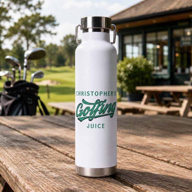 Botella de agua de jugo de golf personalizada (Suitable for all golfers and dad's that like to keep hydrated. Add your name!)
