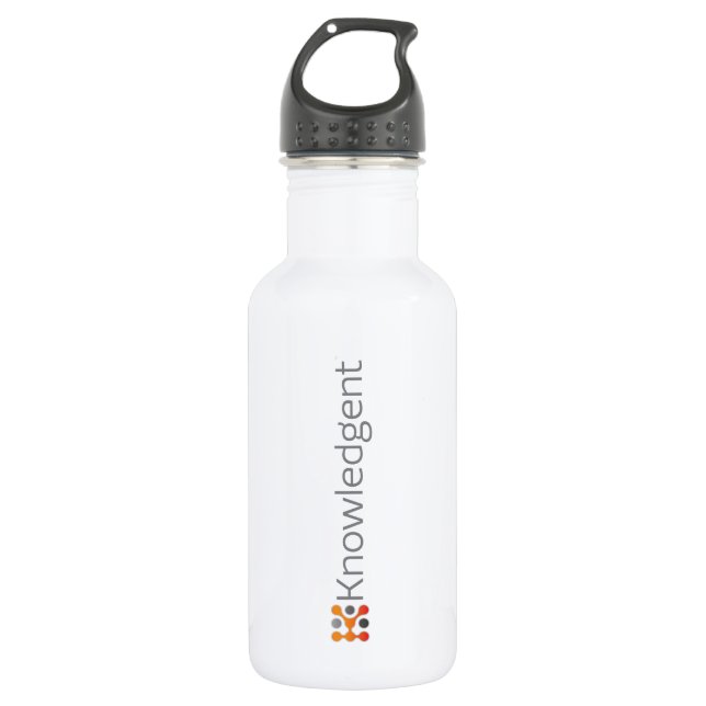 Botella de agua de Knowledgent 18oz (Anverso)