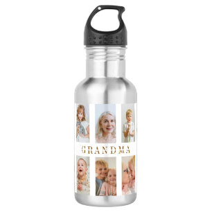 Botella de agua de la abuela personalizada   Fotos