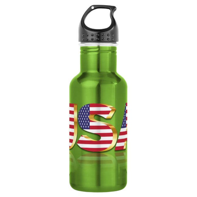Botella de agua de la bandera de EE. UU. (Anverso)
