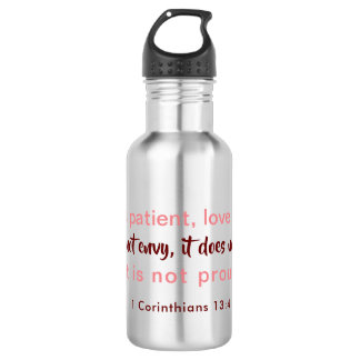 Botella de agua de la hidratación de amor