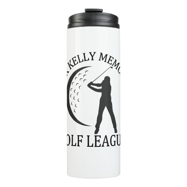 Botella de agua de la Liga de Golf Rick Kelly (Anverso)