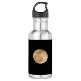 Botella de agua de la luna llena