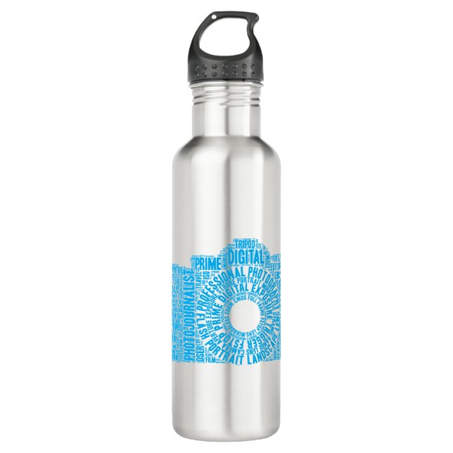 Botella de agua de la nube de la palabra de la (Anverso)