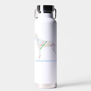 Botella de agua de la nube norteamericana sin pelo