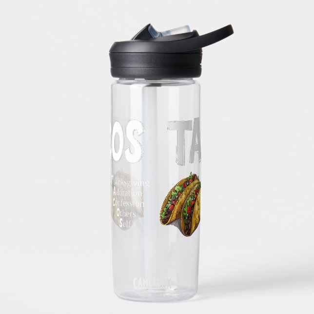 Botella de agua de la oración TACOS (Izquierdo)